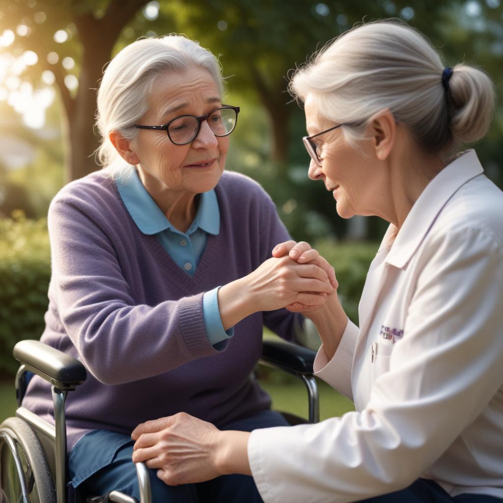 A skilled NDIS carer providing high-intensity support to a participant.