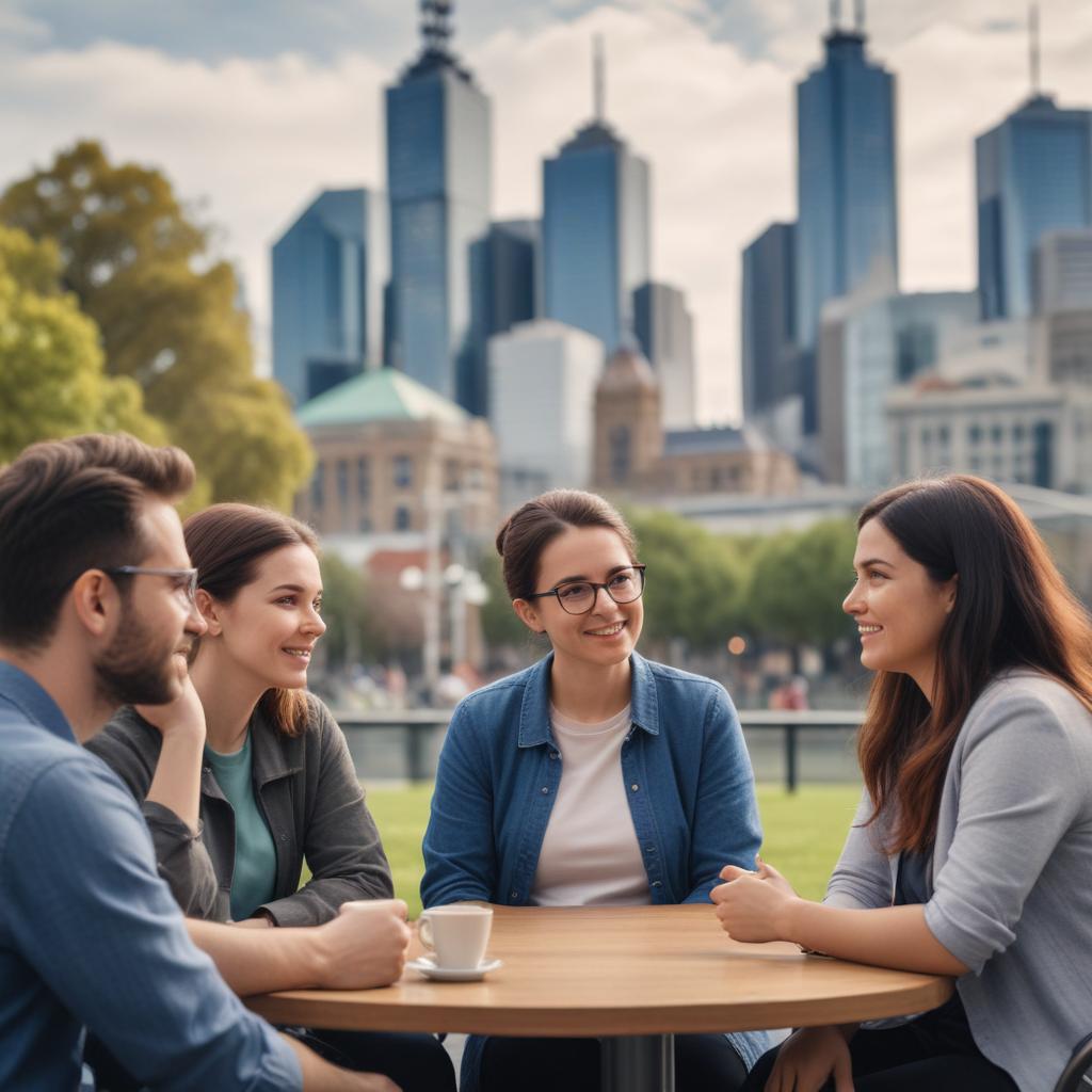 People discussing NDIS support services in Melbourne